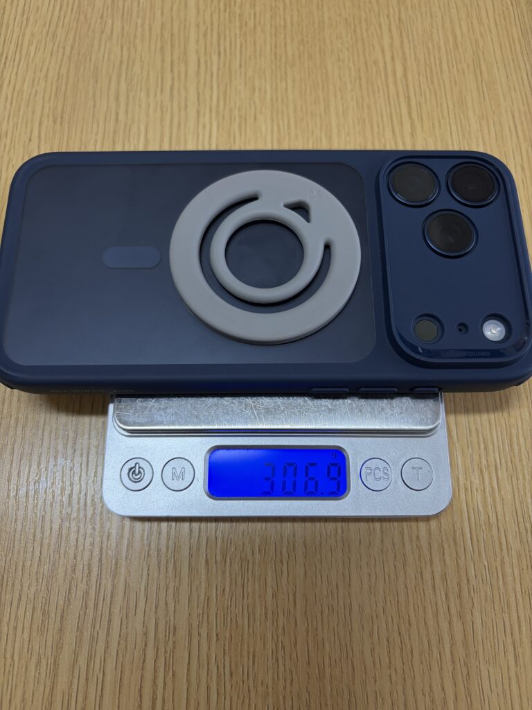 iPhone 17 pro max ケースとバンカーリング付き