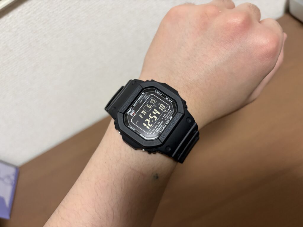GW-M5610U-1BJFの見やすさ