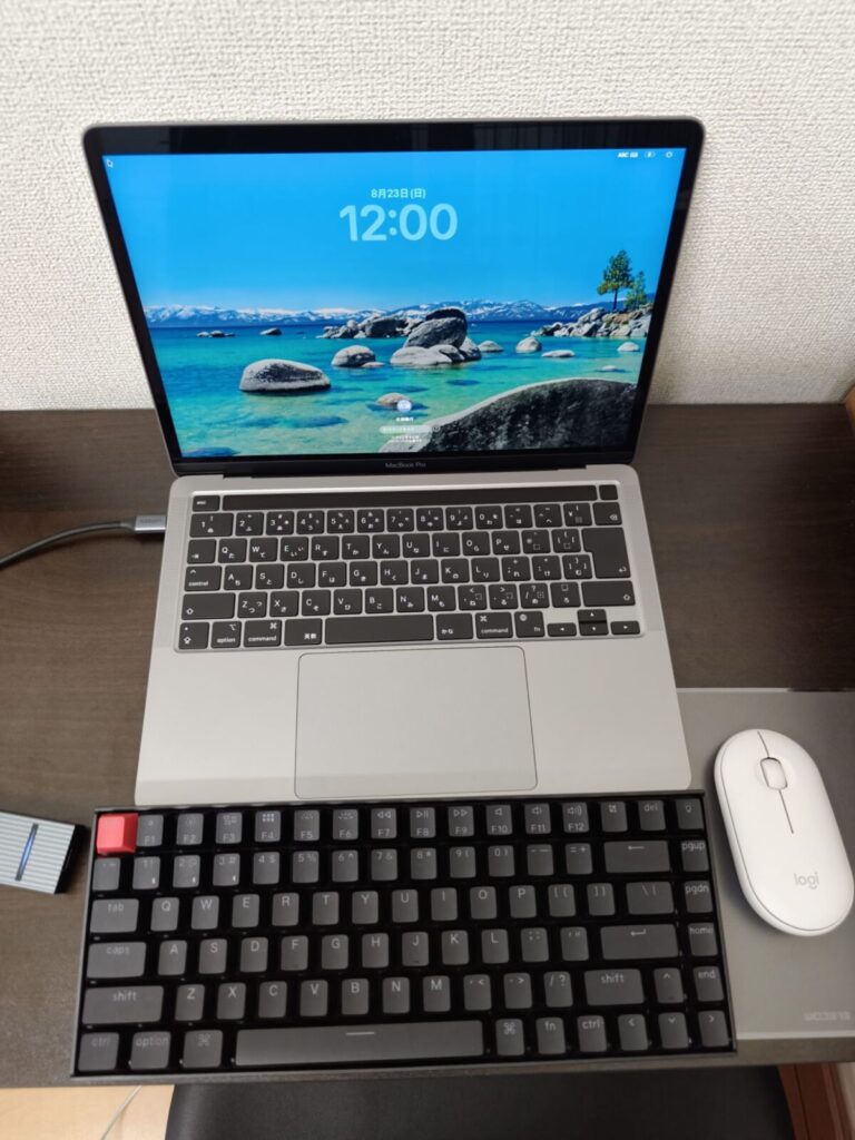 keychron k2 version3とmacbook
