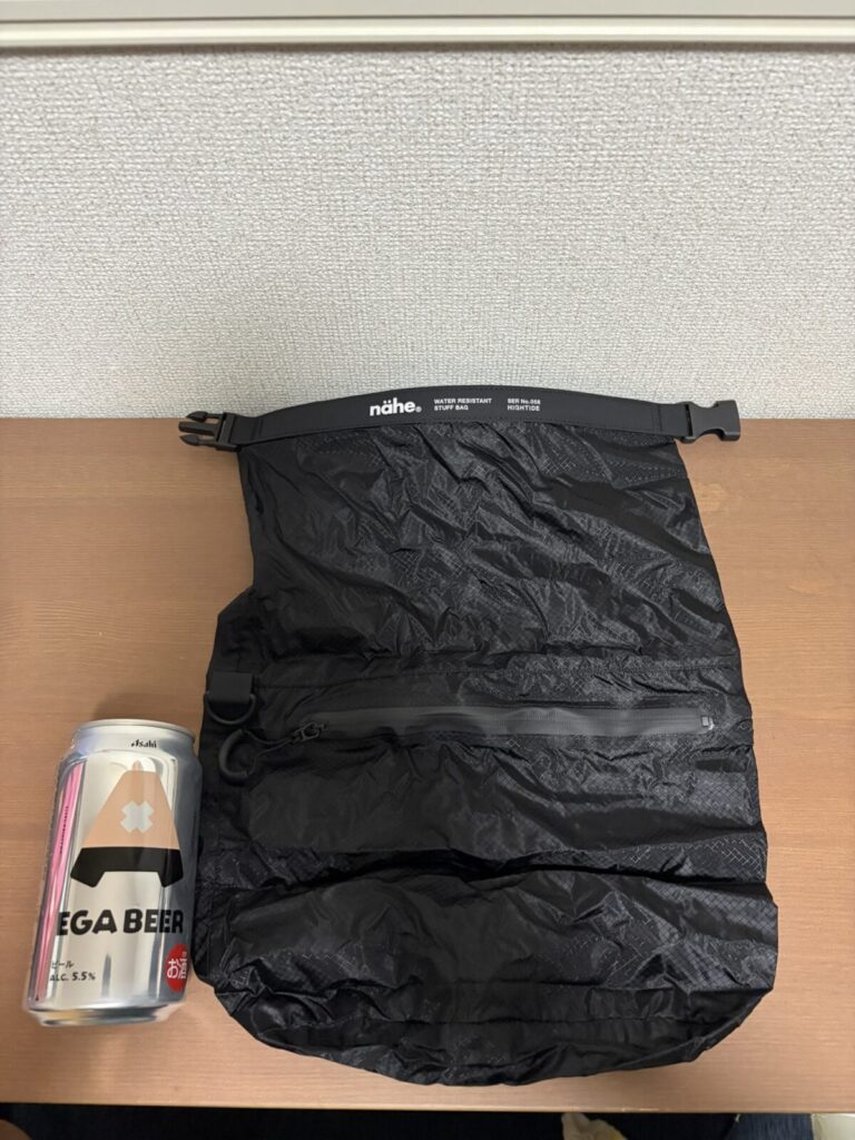 nahe dry bag サイズ比較