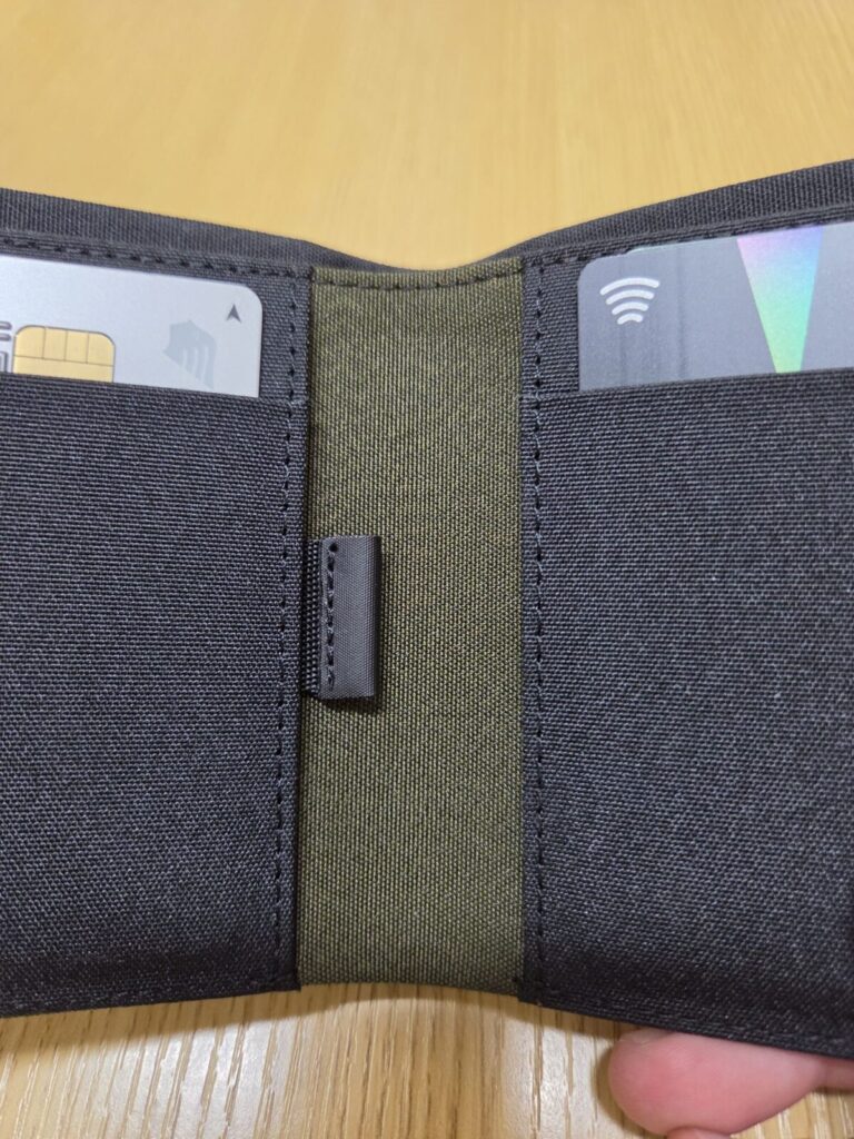 ARK Bifold Cash Wallet　折り目