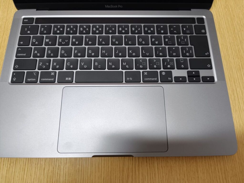 MacBook Pro M1 キーボードの状態